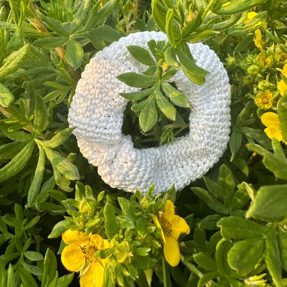 Handmade Crochet Scrunchie - Picture 2 of 3